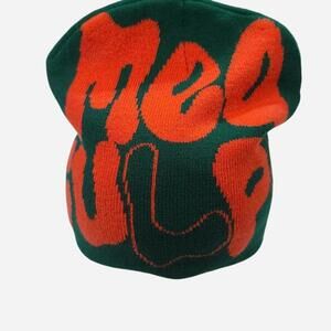 NEW Meagulpa Green & Orange UNISEX Beanie